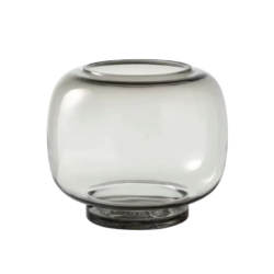 Big Glass Vase - Grey