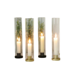 Decorative Candlestick Holder - Black