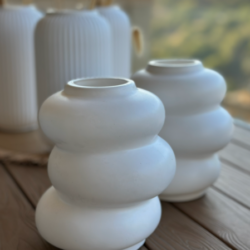 Plastic Triple Bubble Vase