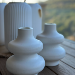 Plastic Double Ring Vase