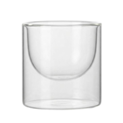 Double Wall Glass Dessert Cups - set of 2