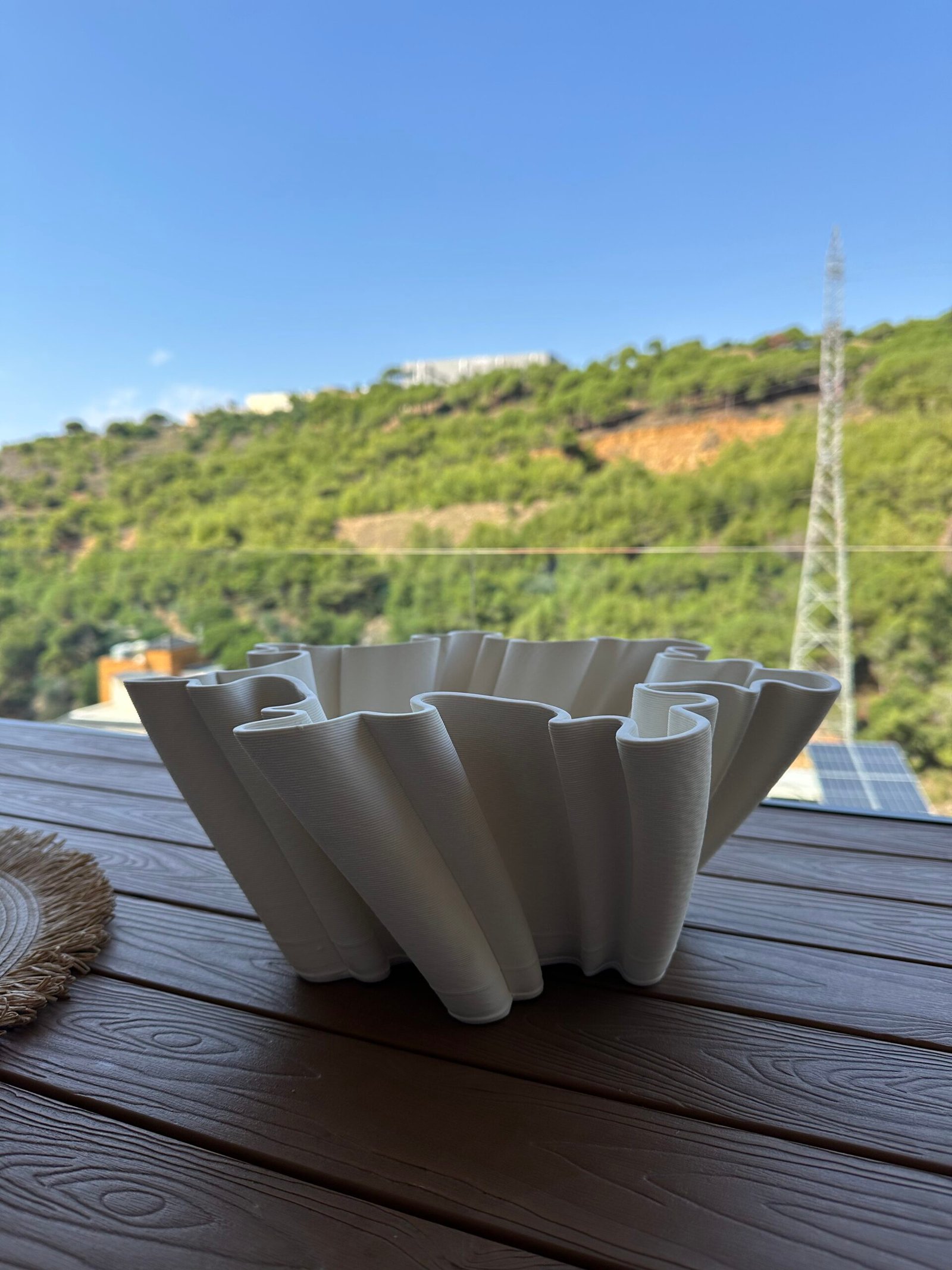 3D Print Design Ceramic Vase - white - Image 8