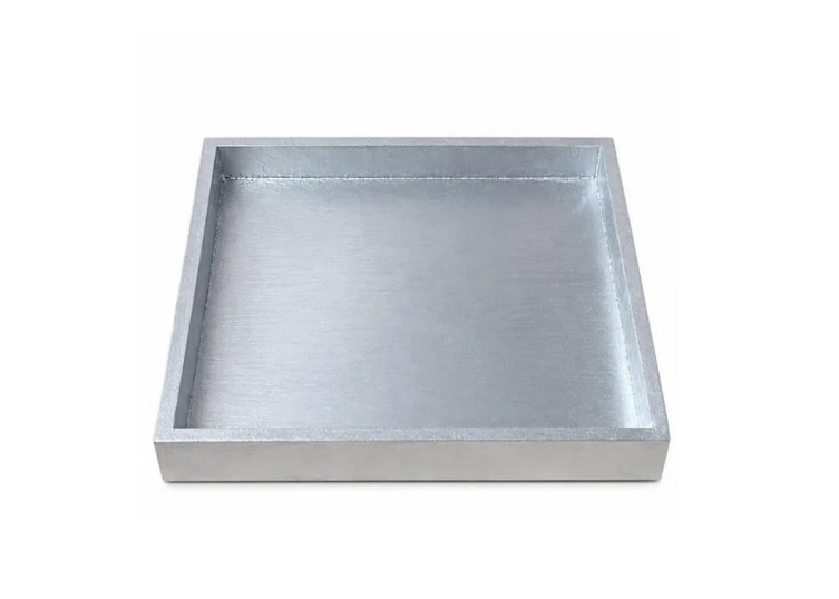 Reversible Christmas Display Tray – Farm Fresh Christmas Trees – 30 × 30 cm – Silver - Image 2